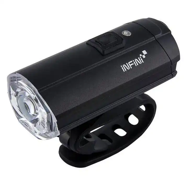 Zwrot pieniędzy Lampka przednia Infini Tron 500 czarna, USB