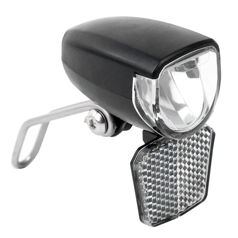 Autentyczny Lampka przednia APG JY-7093-1 1 dioda LED, dynamo, podtrzymanie