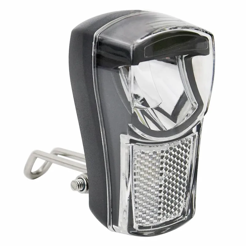 Lampka przednia XC211, 1W LED, 60 lm, bateryjna, czarna Ostatnia szansa