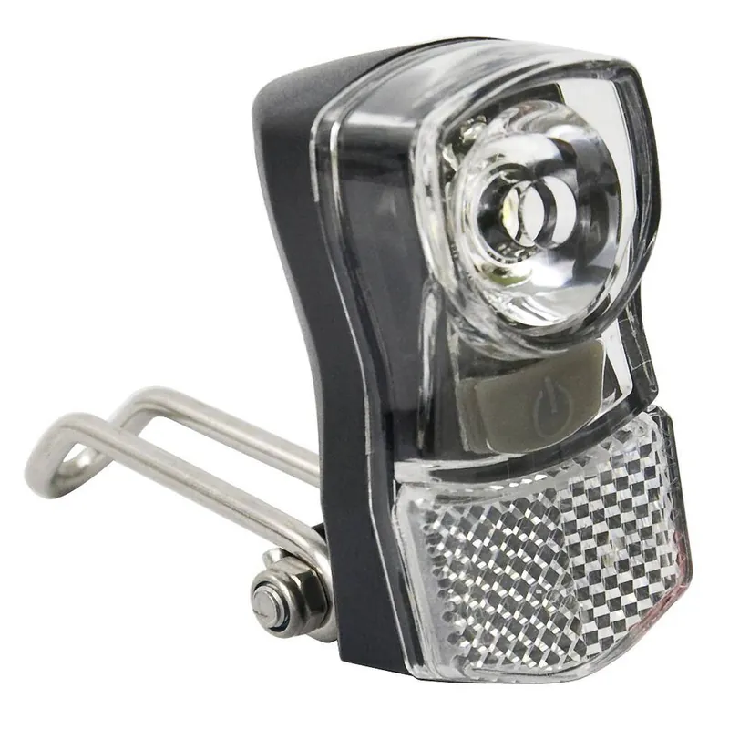 Lampka przednia XC210, 1W LED, 7 lux, bateryjna, czarna Ekspresowa dostawa