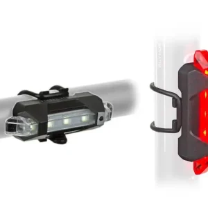 Zestaw lampek AUTHOR STAKE MINI USB (przód+tył) Premium