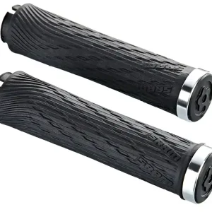 Niska cena Chwyty kierownicy Sram 125 mm czarne ze srebrną obejmą i korkami