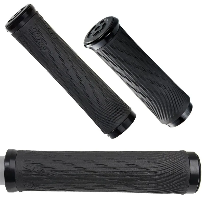 Autentyczny Chwyty kierownicy Sram Locking Grips for XX1 Grip Shift 100mm i 122mm czarne z czarną obejmą