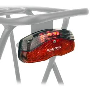 Lampka tylna Author Caddy 3 na bagażnik z odblaskiem Nowość