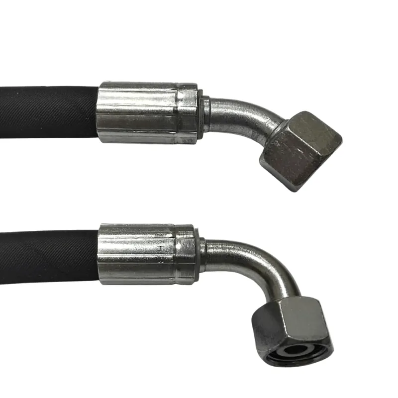 Bezpieczna płatność Przewód Hydrauliczny DN10 2SN M18x1.5 DKOL45-DKOL90 4950mm 330bar