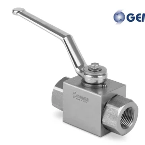 Zawór kulowy odcinający 2-drogowy 1/4" BSP DN06 500Bar stal nierdzewna 316L GE2GGT15044A000 - Gemels Tylko dziś