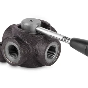 Zawór przełączający 4-drogowy 3/8" BSP zamknięty w pozycji środkowej D4-7001.0107 - HV Hydraulic Ekspresowa dostawa
