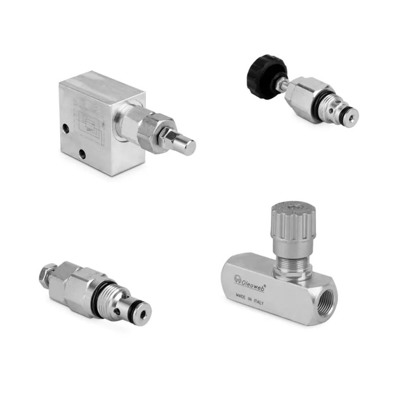 Zwrot pieniędzy Zawór zwrotny 1/8" BSP 6l./min. 400 Bar grzybek 0,5 Bar VU18 810200100 - Stucchi