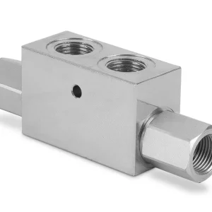 Zawór zwrotny bliźniaczy sterowany 1/2" BSP 50l./min. 300Bar otw. montaż. LVDT25 - OFC - OMPI Ostatnia szansa