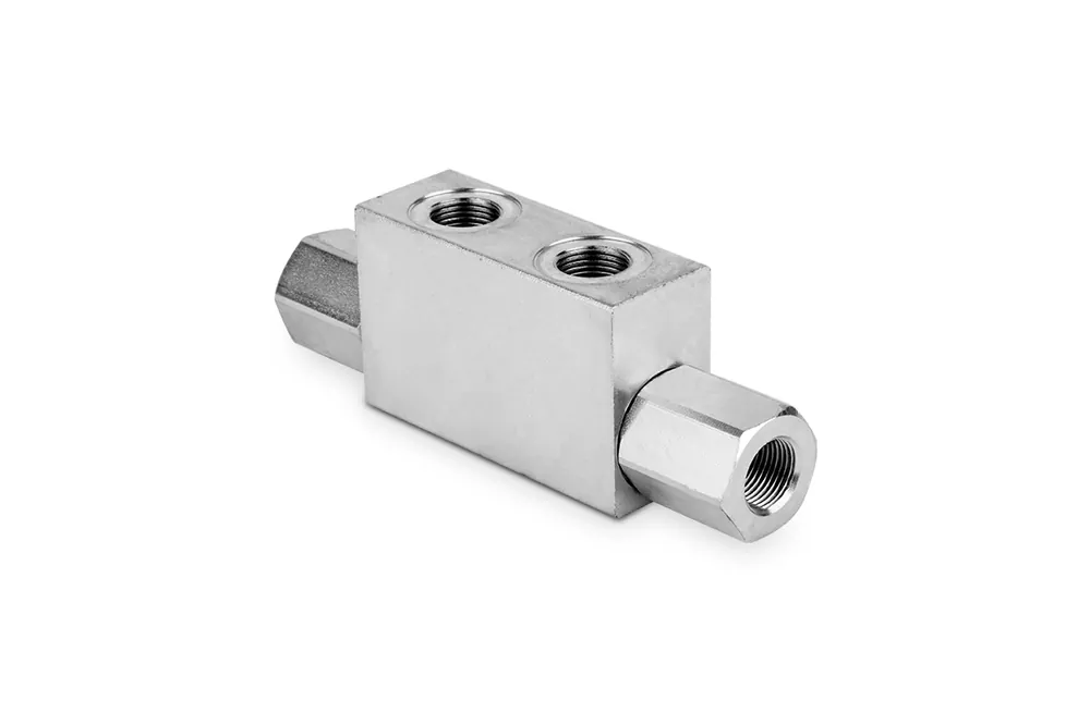 Zawór zwrotny sterowany pojedynczy 3/8" BSP 30l./min. 350 bar stal VRSE015F - MTC / Walvoil Darmowa dostawa