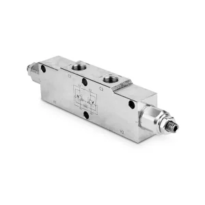 Zawór zwrotny sterowany przeciążeniowy bliźniaczy 1/2" 60l./min. 30-210bar stal VBCD1201S - Oleoweb Oryginalny