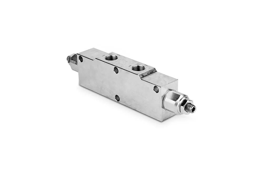 Zawór zwrotny sterowany przeciążeniowy bliźniaczy 3/8" 40l./min. 30-210bar stal VBCD3801S - Oleoweb Niska cena