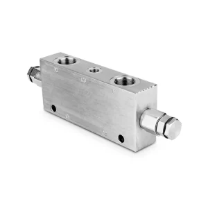 Zwrot pieniędzy Zawór zwrotny sterowany przeciążeniowy bliźniaczy centralnie zamknięty 3/4" 100l./min. 100-350bar z linią hamulca CB90DLSFCC04 - OFC - OMPI