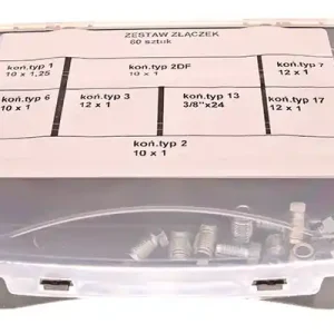 Wyprzedaż ZESTAW KOŃCÓWEK DO PRZEWODÓW HAMULCOWYCH 100 SZTUK