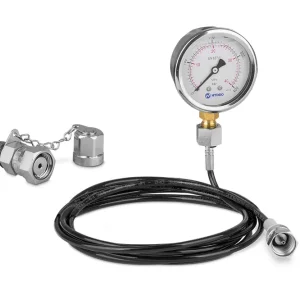 Zestaw pomiarowy serwisowy z przyłączką M16x2 - M22x1,5 DKOL 15L manometrem 0-250bar i przewodem 1000mm Rabat