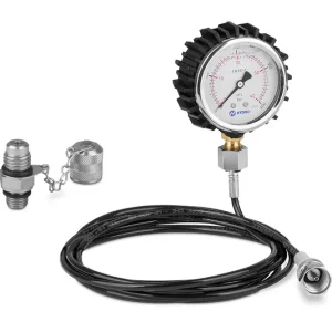 Zestaw pomiarowy serwisowy z przyłączką M16x2-1/4BSP manometrem 0-250bar z osłoną i przewodem 2000mm Tylko dziś
