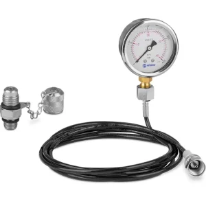 Zestaw pomiarowy serwisowy z przyłączką M16x2-1/8BSP manometrem 0-250bar i przewodem 1000mm Ostatnia szansa