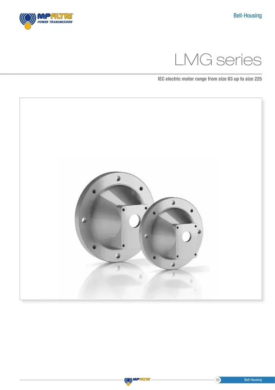 Zestaw sprzęgieł z korpusem pośrednim AKA02FS05CZ4S 0,12kW-0,18kW B3-B5 - MP Filtri Zamów teraz