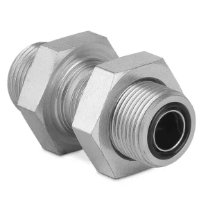 Złączka prosta grodziowa z przeciwnakrętką 11/16” ORFS-11/16” ORFS 6050-09 - IMM / Interpump Rabat