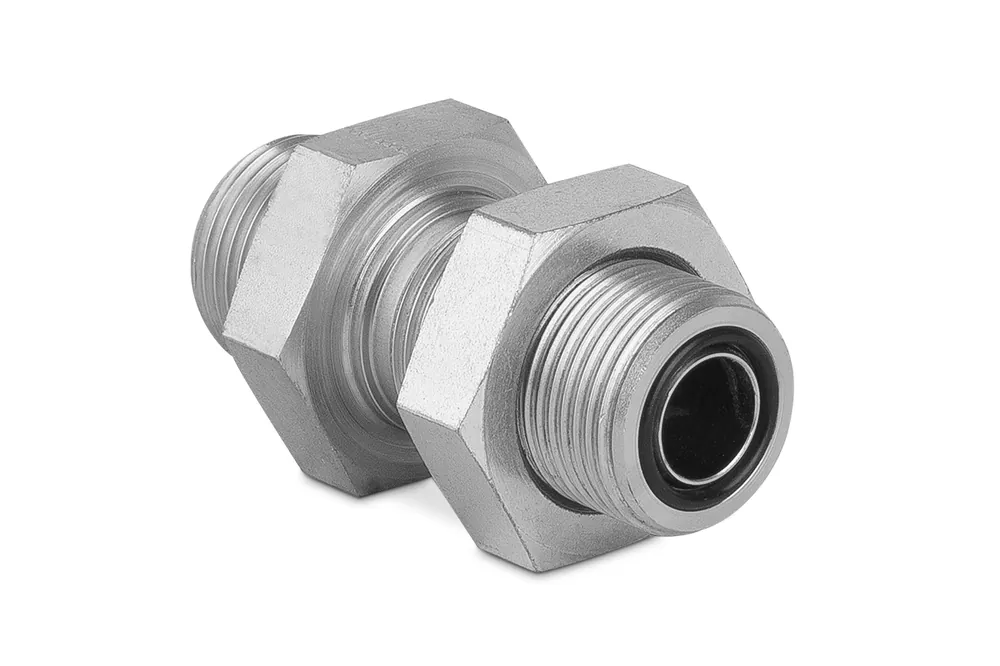 Kup teraz Złączka prosta grodziowa z przeciwnakrętką 9/16” ORFS-9/16” ORFS 6050-06 - IMM / Interpump