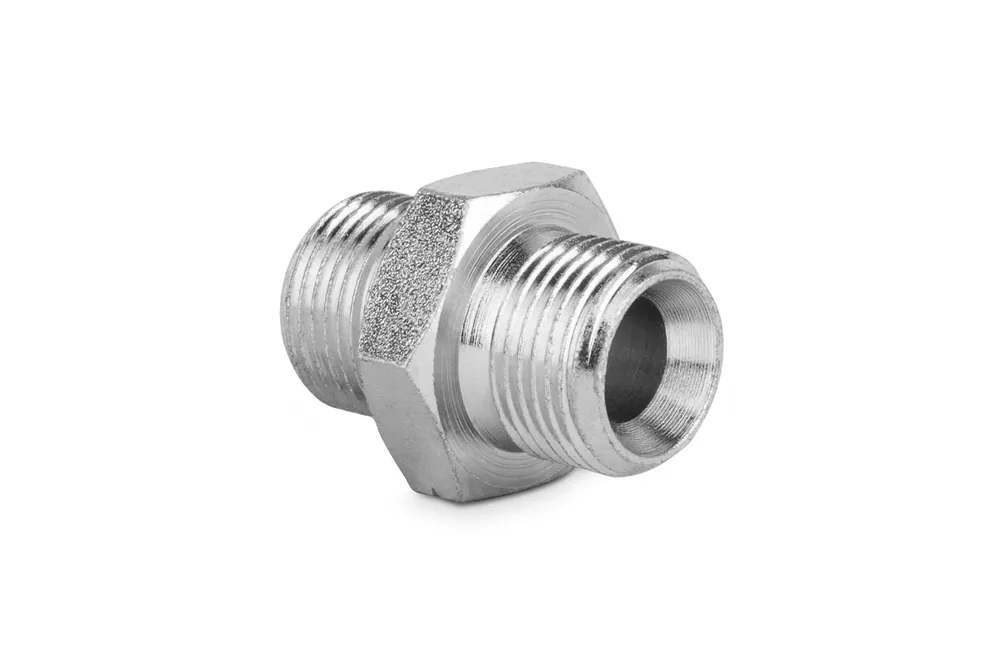 Premium Złączka prosta ze stożkiem 60° M18x1.5 1750-18-18 (300612) - IMM / Interpump