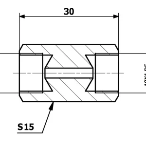 Łącznik Przewodów Hamulcowych Wew. 12x1 DF - Wew. 10x1 DF Oferta