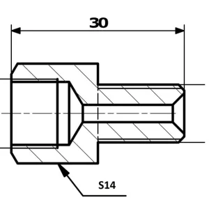 Łącznik Przewodów Hamulcowych Wew. 8x1 SF - Zew. 10x1 DF Ostatnia szansa