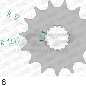 AFAM Zębatka Napędowa Przód 22900-16 Stalowa Nowość