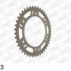 AFAM Zębatka Napędzana Tył MOTO 43 Zębów ALUMINIUM ANODOWANE GUN METAL 11618-43 Oryginalny