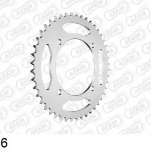 AFAM Zębatka Napędzana Tył MOTO 46 Zębów STAL OCYNK SREBRNA 12505-46 Wyprzedaż