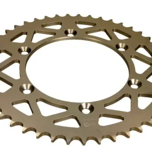 Ekspresowa dostawa AFAM ZĘBATKA NAPĘDZANA TYŁ MOTO ALUMINIOWA ANODOWANA SREBRNA