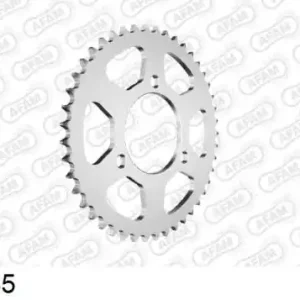 AFAM ZĘBATKA NAPĘDZANA TYŁ MOTO STALOWA OCYNKOWANA SREBRNA Rabat
