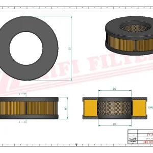 Ekspresowa dostawa Filtr powietrza SA 178 - HIFI FILTER