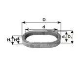 Filtr Powietrza WA25520 - PZL Sędziszów Oryginalny