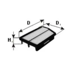 Popularny Filtr Powietrza WA53325 - PZL Sędziszów