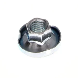 Oryginalny FISCHER NAKRĘTKA UKŁ. WYD. NAKRETKA M8X1,25 SW10 KOŁNIERZ OCYNK. SAMOZABEZ. Z PODKLADKA (10 SZT.)