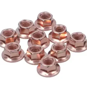 FISCHER Nakrętka Układu Wydechowego 988-0702.10 BMW/Mercedes M7x1.0 SW11 Miedziana Samokontrująca (10 szt.) Zwrot pieniędzy